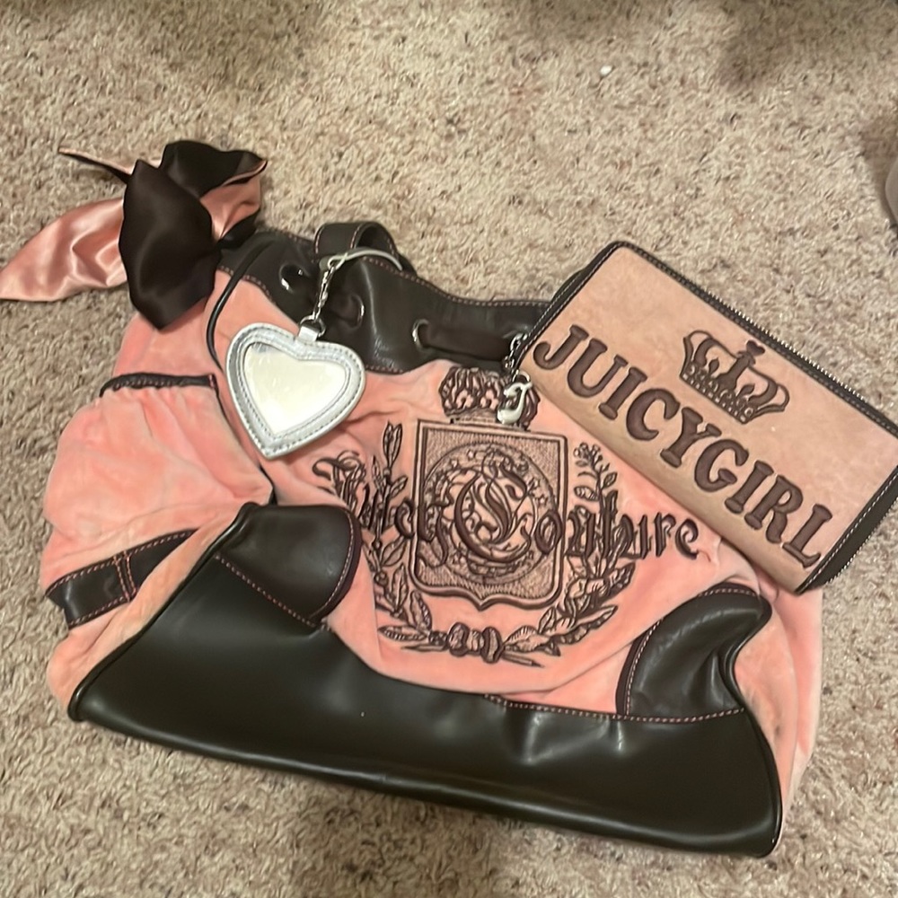 Juicy couture purse and wallet circa 2008